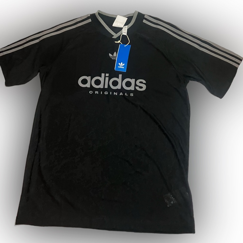 Men’s adidas Originals Black/Grey Logo Tee